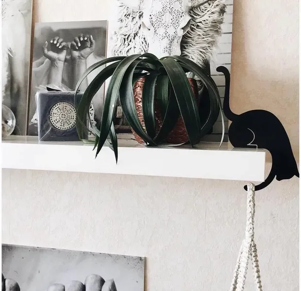 מעמד טלפון מעוצב מעץ